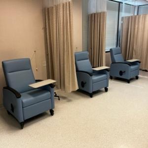 Three PACU chairs